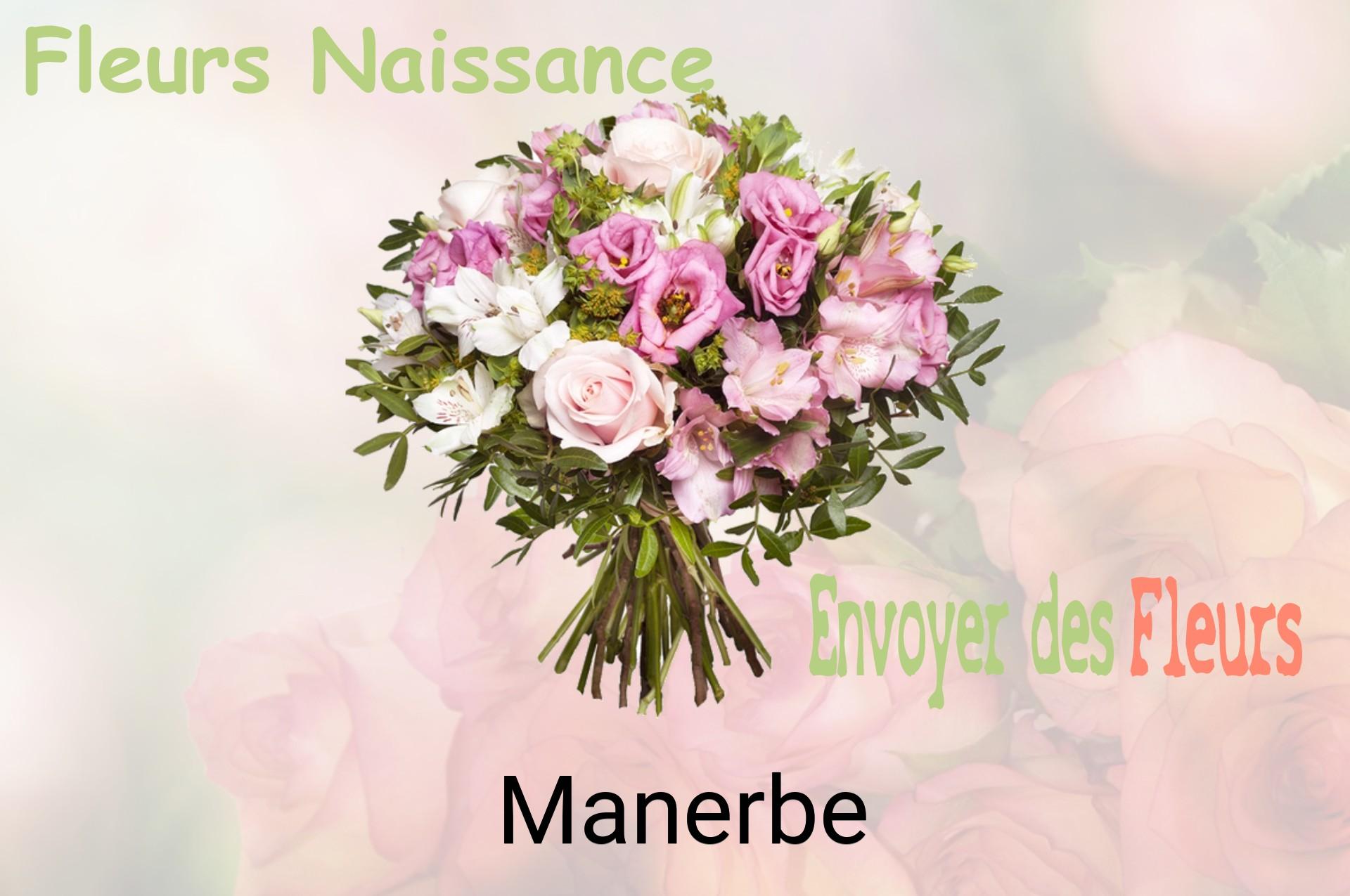 Bouquet de fleurs de naissance livré à Manerbe